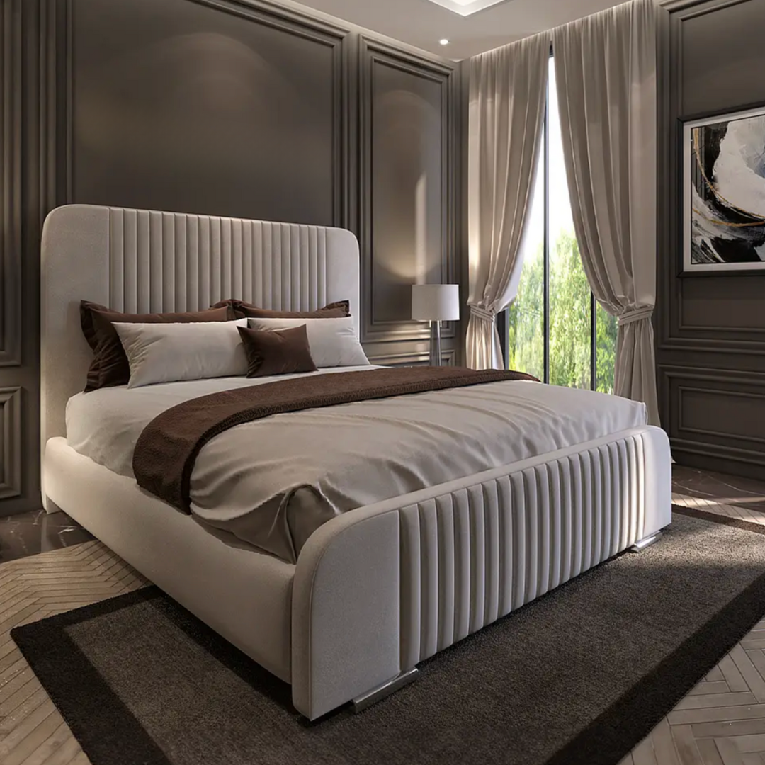 Premium contemporary bed by Tawakkal Interiors