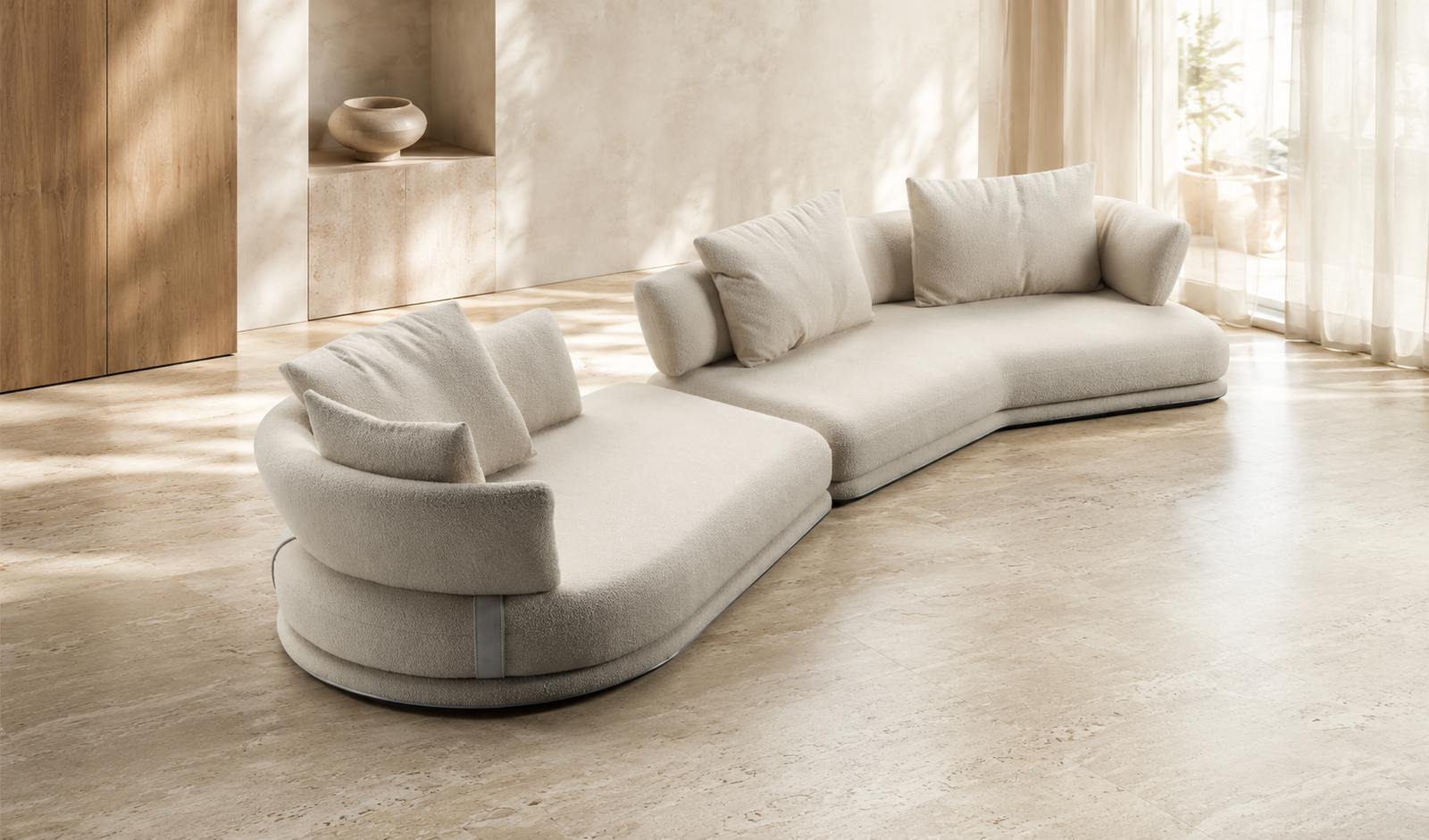 Antonio Sofa in an elegant contemporary interior