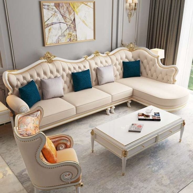 Contemporary modern furniture setting