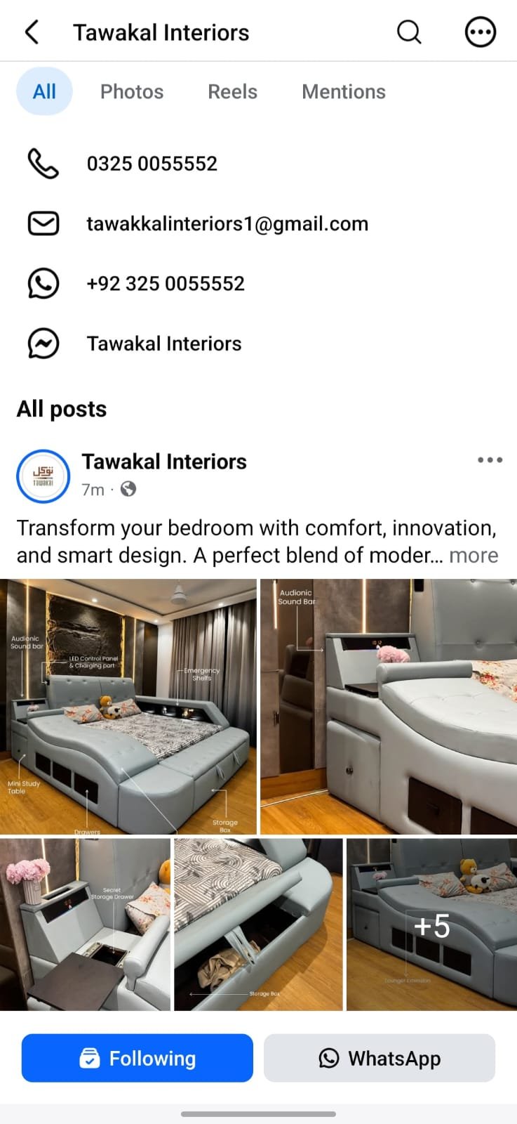 Complete modern interior room by Tawakal Interiors